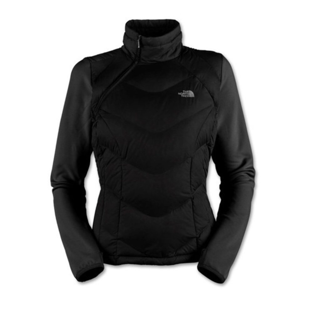 The North Face Foil Thermal Quilted Down Puffer Jacket Stretchy Fleece Sleeves